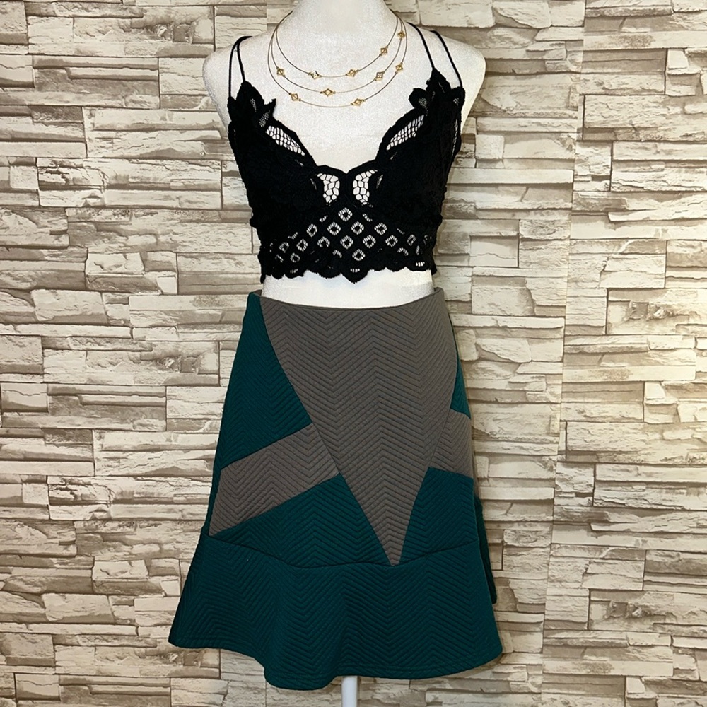 Beulah Peplum skirt